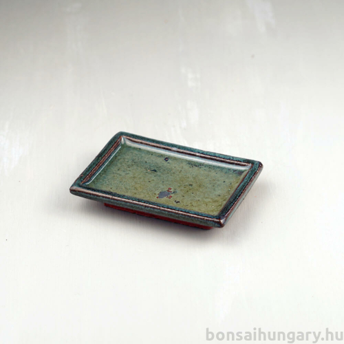 Bonsai alátét - zöld, 10 cm