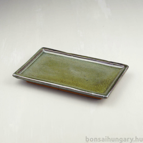 Bonsai alátét - zöld, 20 cm
