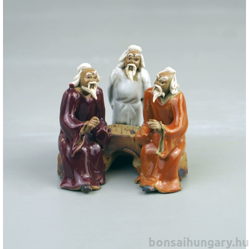 Bonsaimesterek szobor - 7 cm
