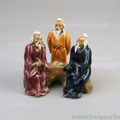 Bonsaimesterek szobor - 7 cm