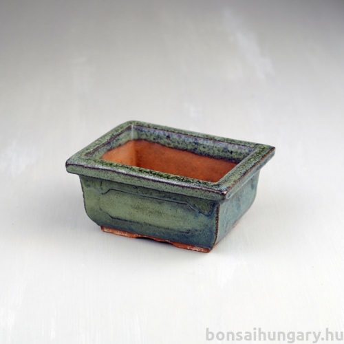 Bonsai tál - zöld, 10 cm