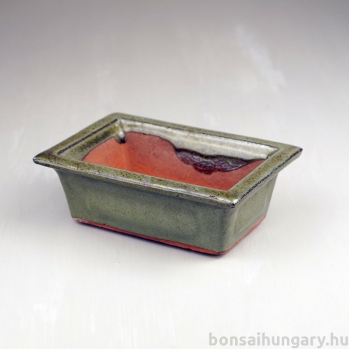 Bonsai tál - zöld, 15 cm