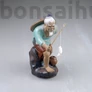 Kép 1/4 - Halász bonsai szobor - 13 cm