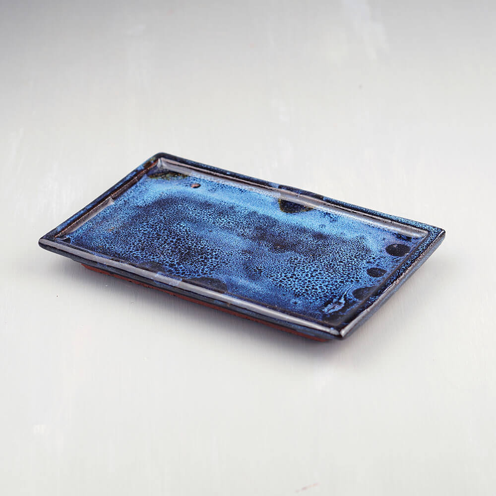 Bonsai alátét - kék, 20 cm